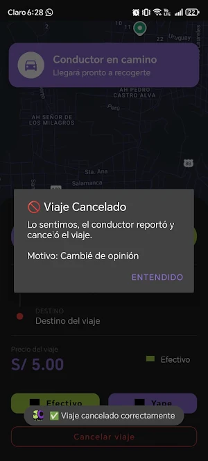 Baloo Taxi App Screenshot 3