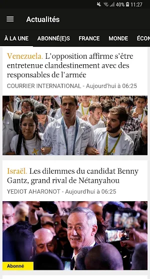 Courrier international - Mag Screenshot 0
