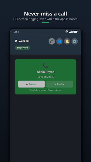 VoiceTel Phone Screenshot 2