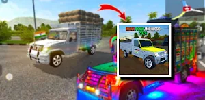 Indian Pickup Mod Bussid Screenshot 1