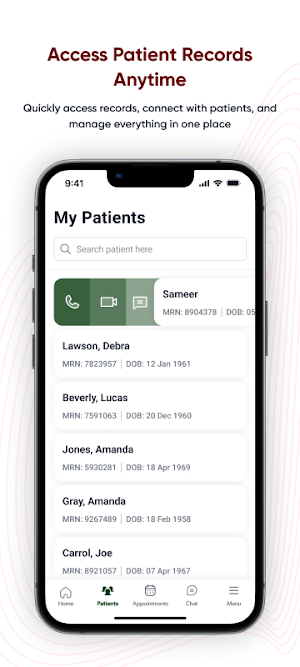 Medlinks Clinician Screenshot 0