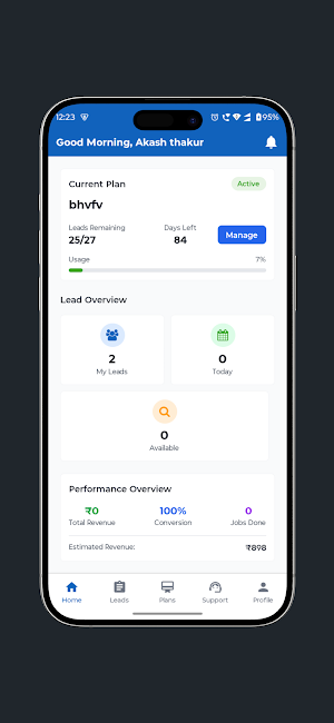 HomesXpert Vendor App Screenshot 1