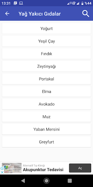 Diyet Yap Diyet Listesi Diyet Programı Kilo Verin Screenshot 2