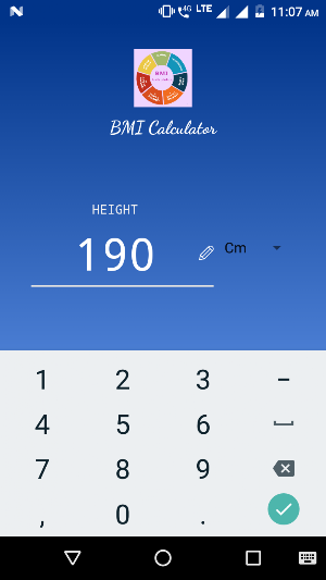BMI Calculator Screenshot 3