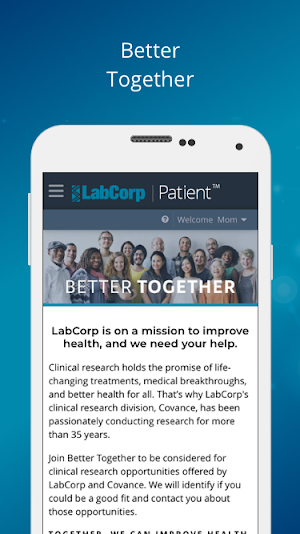LabCorp | Patient Screenshot 2