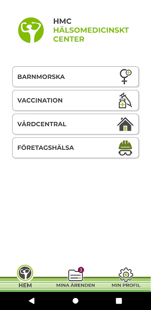 HMC Online – digifysisk vård Screenshot 2