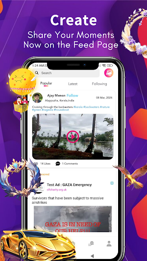 Rageela Live: Connect & Shine Screenshot 3