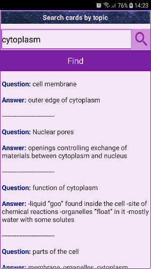 Cytology Exam Review: concepts, notes and quizzes. Screenshot 3