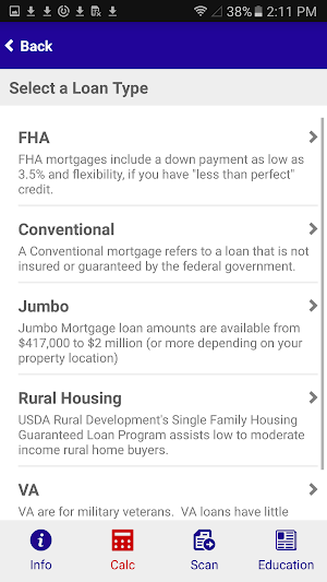 Pacific Coast Mortgage Advisor Screenshot 2