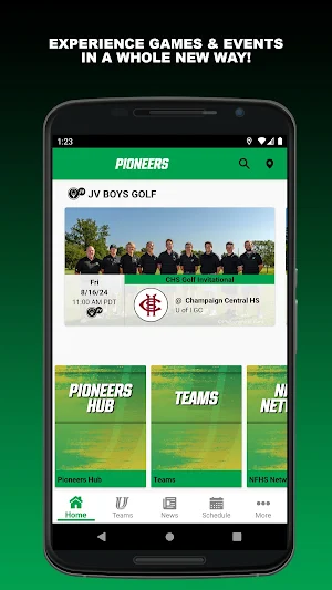 University High Pioneers Screenshot 0