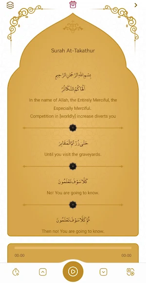 Surah Takathur سورة التکاثر Screenshot 2