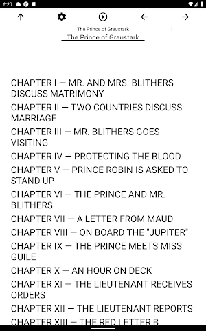Book, The Prince of Graustark Screenshot 2