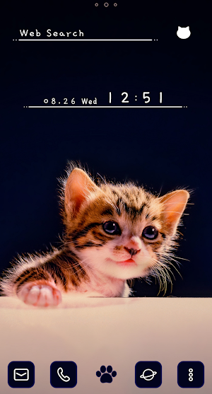 Prowling Kitty Theme +HOME Screenshot 3
