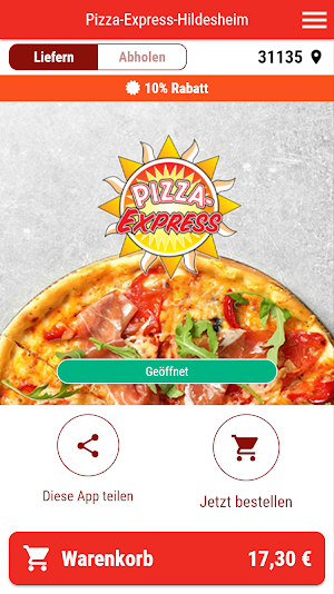 Pizza-Express-Hildesheim Screenshot 0