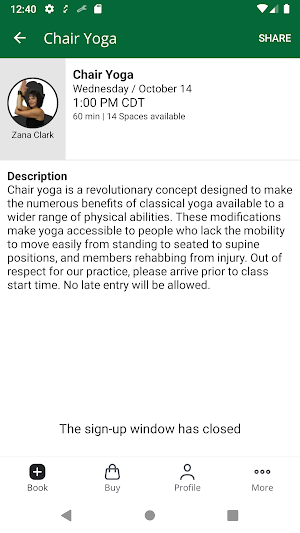 Innovative Health & Fitness. Screenshot 2