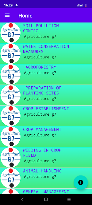 Agriculture grade 7 Screenshot 0