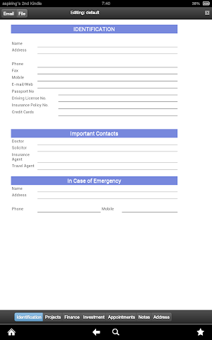 Business Organizers Screenshot 0