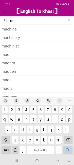 English To Khasi Dictionary Screenshot 3