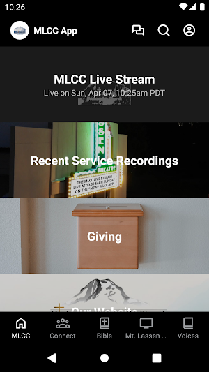 Mt Lassen Community Church App Screenshot 0