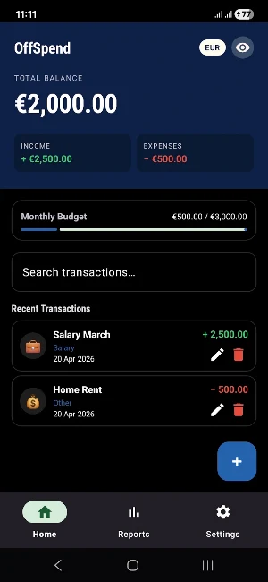 Expense Tracker Screenshot 0