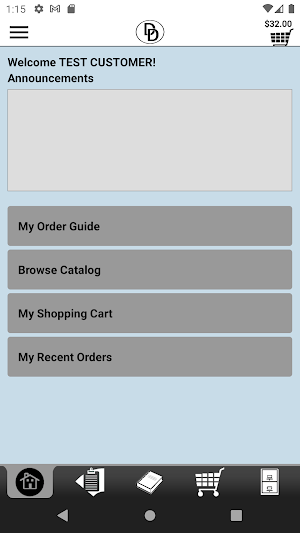 D&D Mobile Ordering Screenshot 0