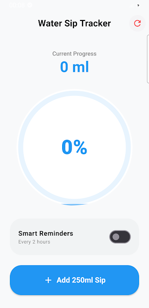 Water Sip Tracker Screenshot 0