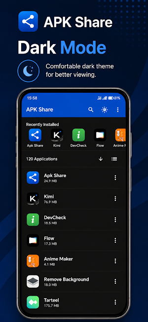 Share App & APK Share Screenshot 2