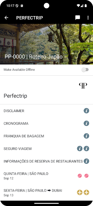 PERFECTRIP Screenshot 1