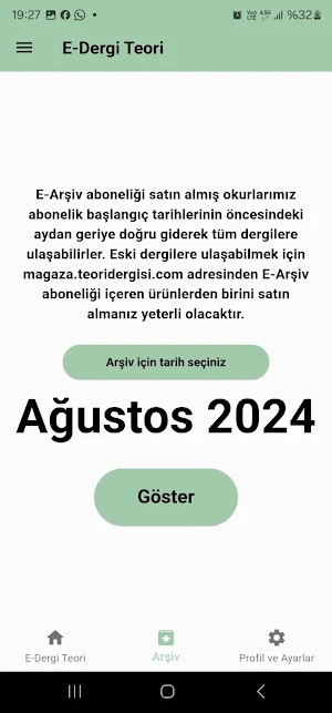 Teori E-Dergi Screenshot 1