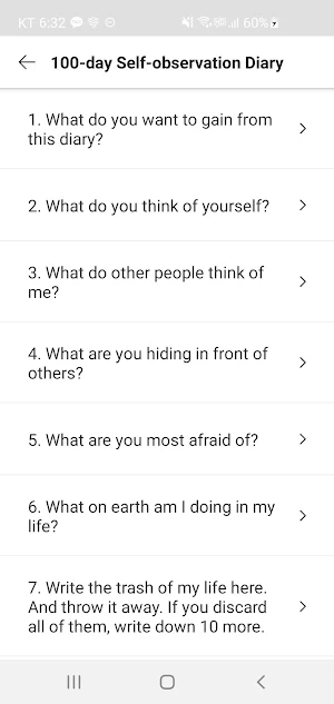VoiceDiary, Gratitude journal, Self-reflection Screenshot 3