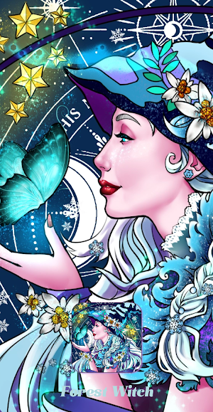 Forest Witch:Color MasterColoring Book Package Screenshot 1