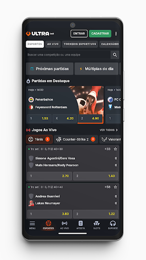 ULTRA bet: Cassino & Apostas Screenshot 1