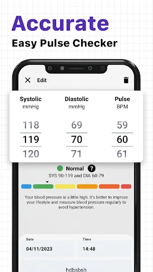 Blood Pressure App - Monitor Screenshot 3