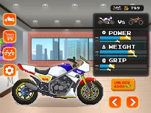 Moto Quest : Bike racing (retro drag races) Screenshot 1