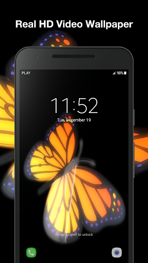 3d Butterfly Live Wallpaper Screenshot 2