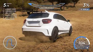 Drift Mercedes A45: City Race Screenshot 1