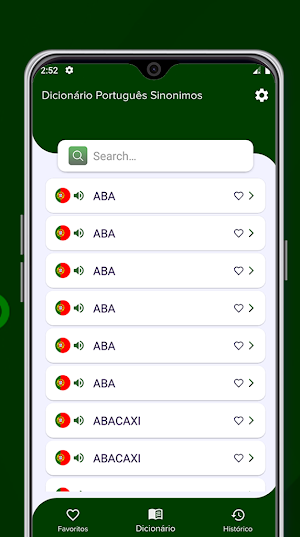 Dicionário Português Sinonimos Screenshot 0