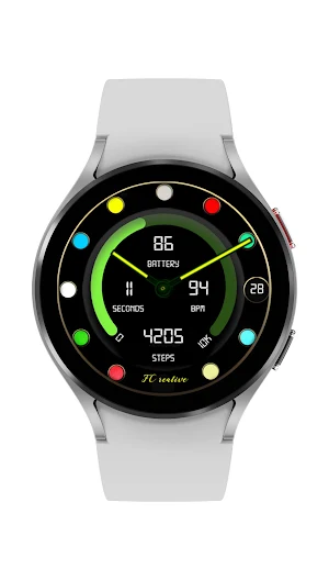 Color Dynamics FC Watch Face Screenshot 2