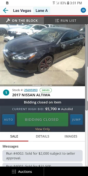 IAA Buyer Salvage Auctions Screenshot 2