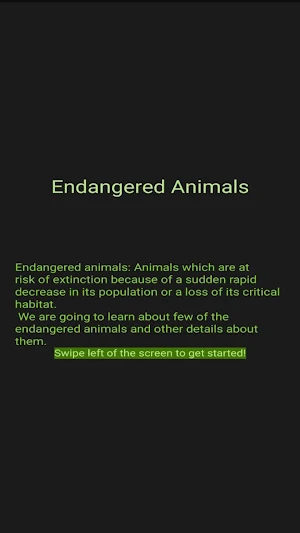 Endangered Animals by Truong Screenshot 0