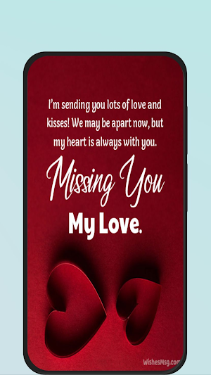 i miss you message for her Screenshot 0
