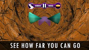 VR Color Tunnel Racing 3D - Infinite Dash & Rush Screenshot 1
