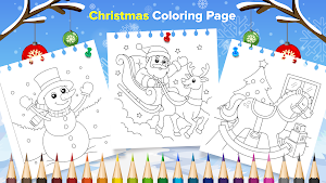 Christmas Coloring Worksheets Screenshot 0