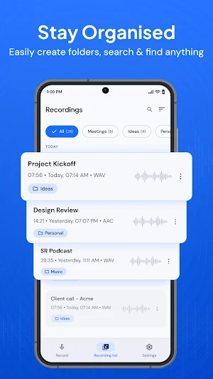 RecordIt: AI Voice Recorder Screenshot 3