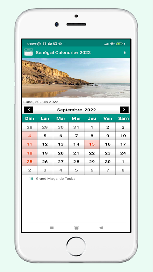 Sénégal Calendrier 2022 Screenshot 2