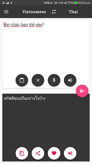Thai-Vietnamese Translator Screenshot 3