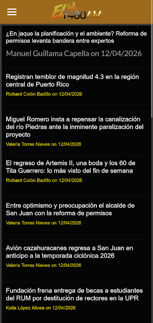 El 1480 AM Screenshot 2