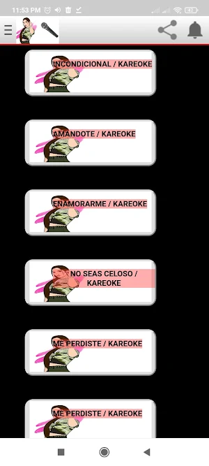 Karaoke Kimberly Loaiza Screenshot 3