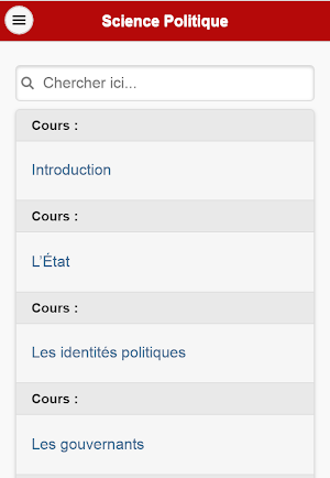 Science Politique : Cours Screenshot 0
