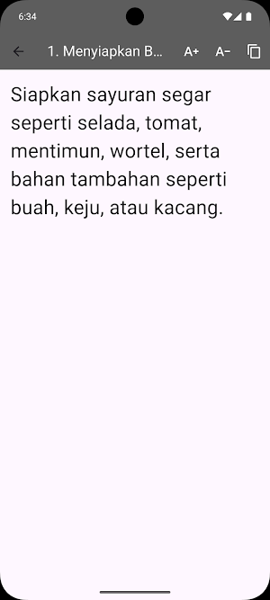 Camsal - Cara Membuat Salad Screenshot 3
